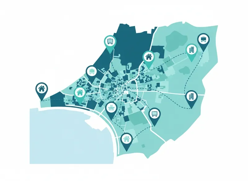 מפת אזורי שירות ניקוי ספות ומזגנים