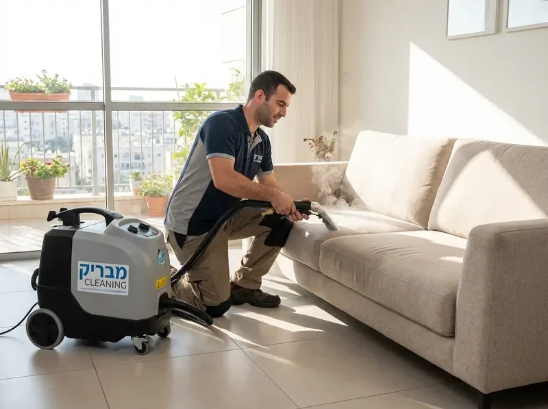 ניקוי ספות מקצועי בבית — שיין פרש